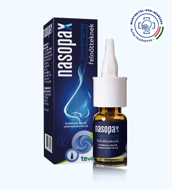 Nasopax Duo orrspray felnőtteknek